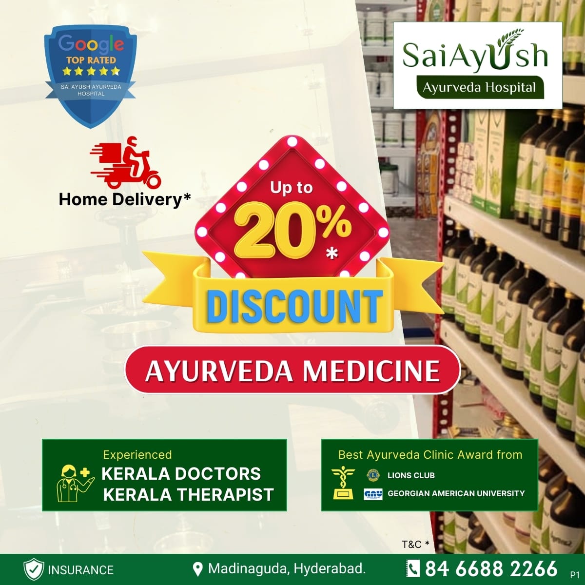 Ayurveda Medicine &ndash; 20% discount