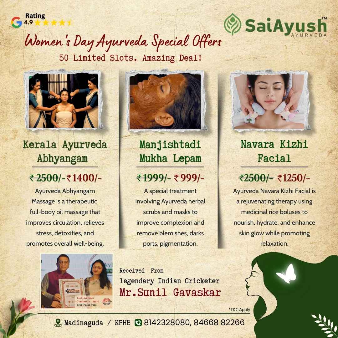 Celebrate Women&rsquo;s Day with Exclusive Ayurveda Specials!