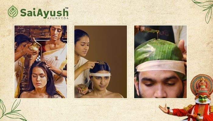 Therapist massaging scalp for revitalized hair growth