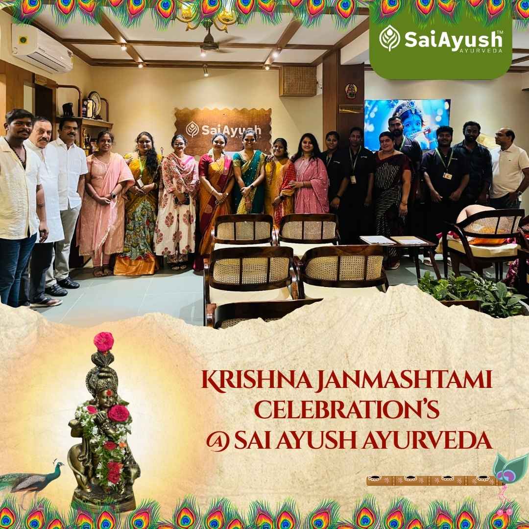 Sri Krishna Janmashtami 2025 Celebrations at Sai Ayush Ayurveda Hospital &ndash; KPHB & Madinaguda