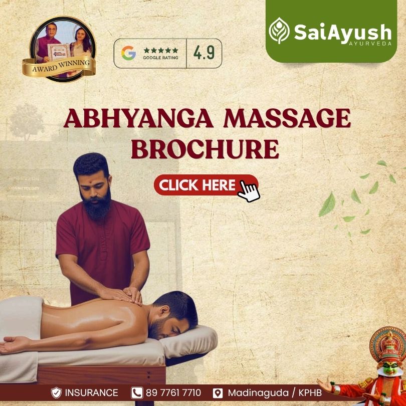 Abhyanga massage Brochure - Sai Ayush Ayurveda