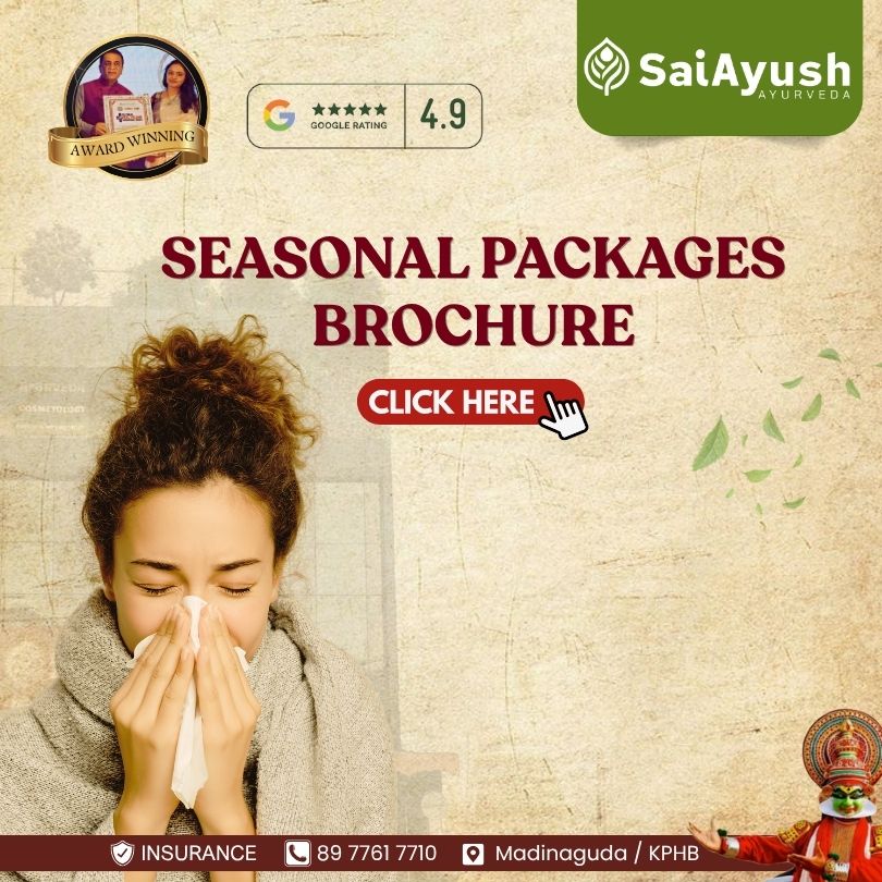 Seasonal packages brochure - Sai Ayush Ayurveda
