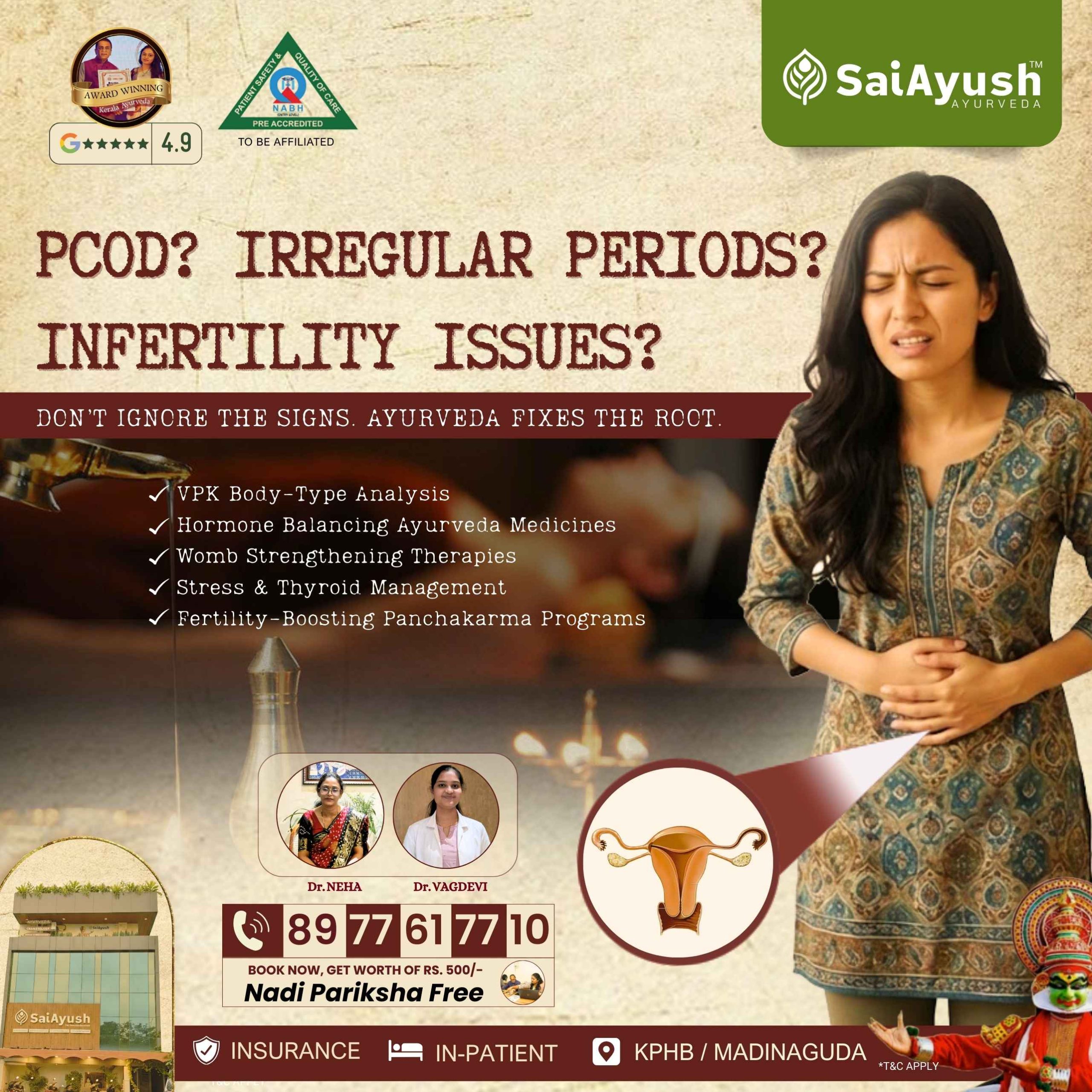 PCOD? Irregular Periods? Infertility Issues? Ayurveda Root-Cause Treatment