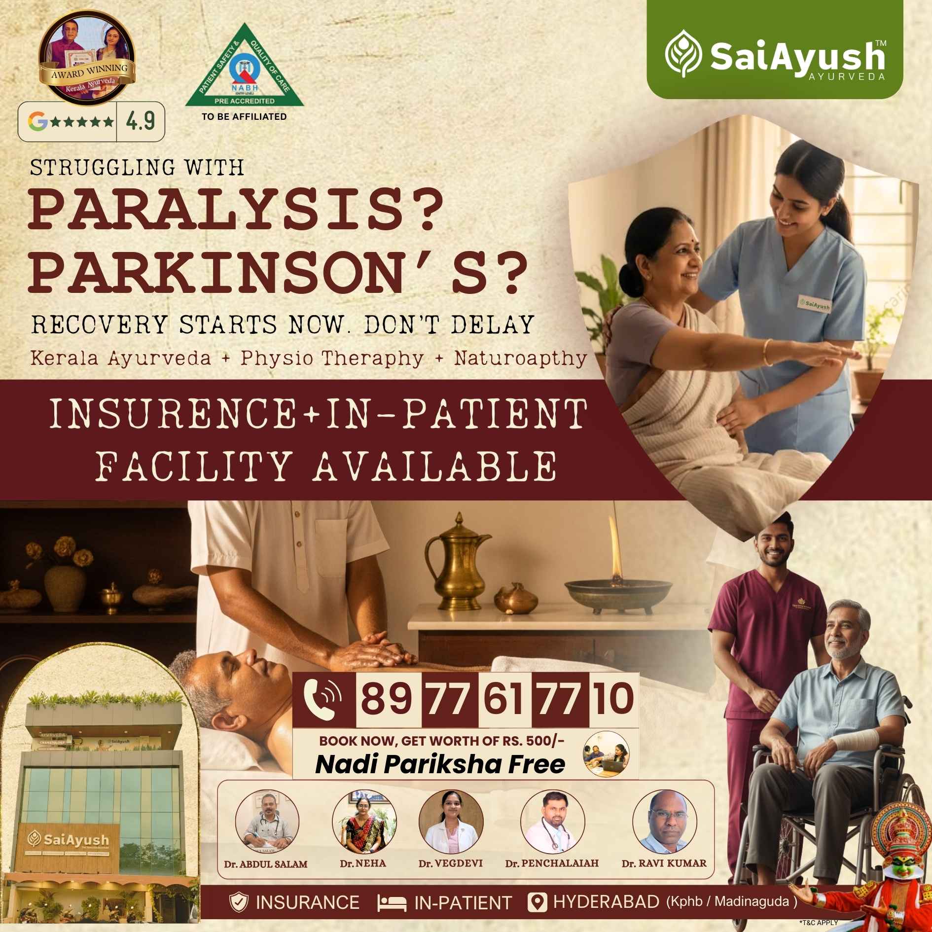 Paralysis & Parkinson&rsquo;s Treatment in Hyderabad
